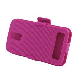 Samsung Galaxy S2 / T989 Holster Combo Case (Hot Pink)